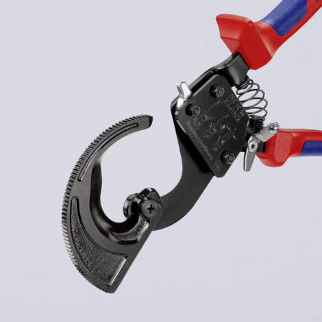 Racsnis kábelvágó 250 mm, 32 mm vágóképesség, Knipex 95 31 250 15. kép