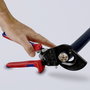 Racsnis kábelvágó 250 mm, 32 mm vágóképesség, Knipex 95 31 250 23. bélyegkép