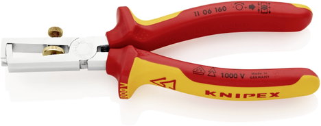 VDE kábelcsupaszoló fogó, KNIPEX 11 06 160 2. kép