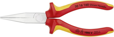 Laposfogó, VDE, DIN ISO 5745 szerint, - KNIPEX 30 16 160