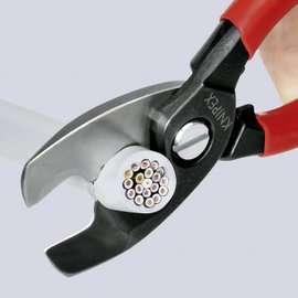 Kábelvágó olló Alkalmas (csupaszoló technika) Alumínium- és rézkábel, egy- és többerű 20 mm 70 mm² 2