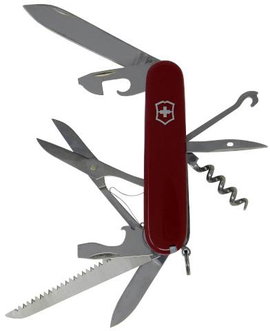 Svájci bicska, többfunkciós zsebkés, 15 funkciós Victorinox Huntsman 1.3713.B1