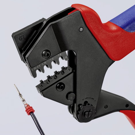 Krimpelő fogó, KNIPEX 97 43 200 13. kép