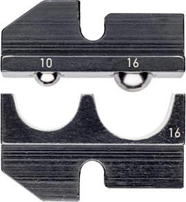 Knipex 97 49 16 krimpelőfogó krimpelő betét, préselő betét, szigetelt kábelsarukhoz 10 - 6 mm²-ig