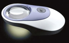 Világító nagyító, LED Powerlux