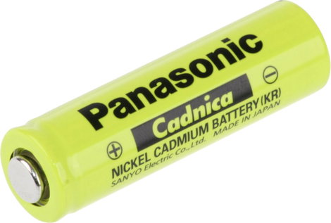 Panasonic N600AAK Speciális akku Ceruza (AA) Magas hőmérséklet álló NiCd 1.2 V 600 mAh