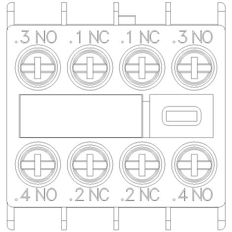 Siemens 3RH2911-1FA22 Védőkapcsoló tömb 10 A 1 db 4. kép