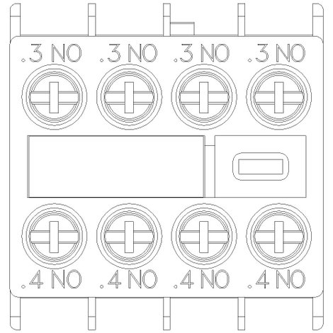 Siemens 3RH2911-1FA40 Védőkapcsoló tömb 10 A 1 db 4. kép