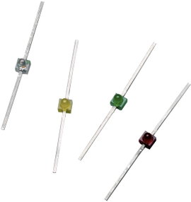 LED, zöld HLMP-7040, DOME