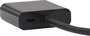 DVI/VGA átalakító adapter, 1x DVI dugó - 1x VGA alj 24+1 pól., aranyozott, fekete, ferrittel, Renkfo 2. bélyegkép