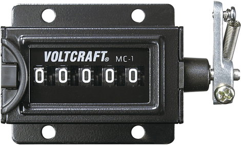Mechanikus számláló modul, karos összegző számláló 58 x 47 mm, VOLTCRAFT MC-1 2. kép