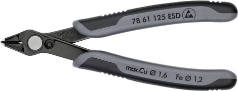 Elektronik Super Knips KNIPEX 78 61 125 ESD 2. kép