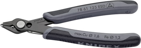 Elektronik Super Knips KNIPEX 78 61 125 ESD 4. kép