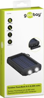 Goobay Goobay 49216 Solar Powerbank 8000 mAh, 2x USB-A Anschlüsse, LED-Anzeige, Schwarz 49216 Napele 8. bélyegkép
