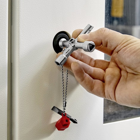 Elektromos kapcsolószekrény kulcs Knipex 00 11 03 4. kép