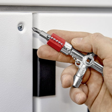 Elektromos kapcsolószekrény kulcs Knipex 00 11 03 8. kép