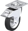 Forgóvillás gumi kerék, kerékfék, acéllemez, 150 mm, csavaros rögzítésű talp, Blickle 532127 bélyegkép