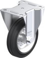 Gumi kerék, fix, acéllemez, 150 mm, csavaros rögzítésű talp, Blickle 832119 bélyegkép