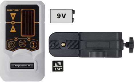 Lézervevő minden RX-READY technológiájú vonal lézerhez, Laserliner RangeXtender RX 30 033.25A 5. kép