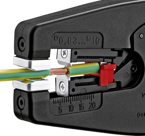Automatikus kábelcsupaszoló, blankoló fogó 0.03 - 10 mm², Knipex MultiStrip 10 12 42 11. kép