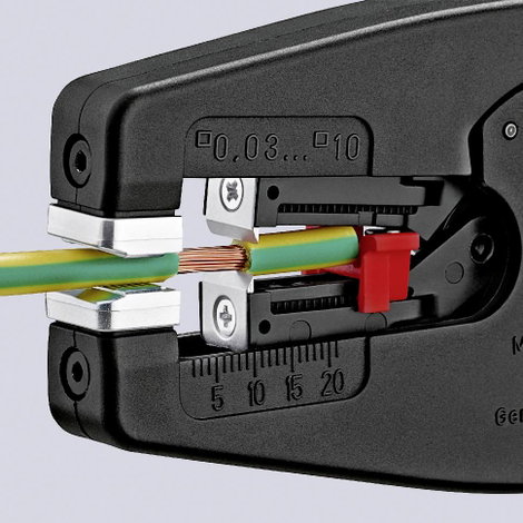 Automatikus kábelcsupaszoló, blankoló fogó 0.03 - 10 mm², Knipex MultiStrip 10 12 42 17. kép