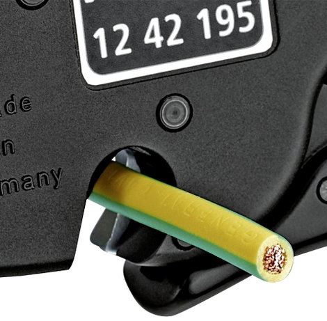 Automatikus kábelcsupaszoló, blankoló fogó 0.03 - 10 mm², Knipex MultiStrip 10 12 42 3. kép