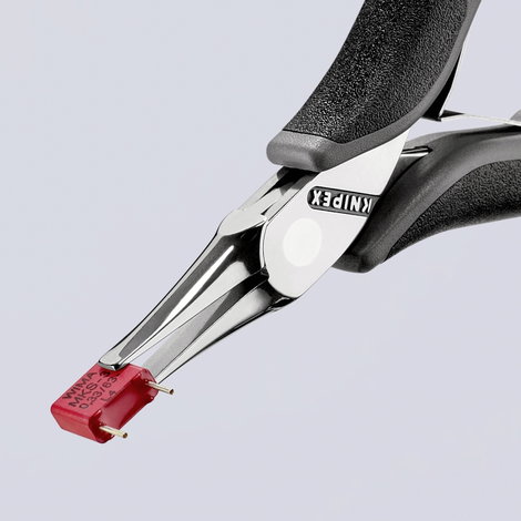 ESD hegyescsőrű fogó, lapos fej, KNIPEX 3512 2. kép