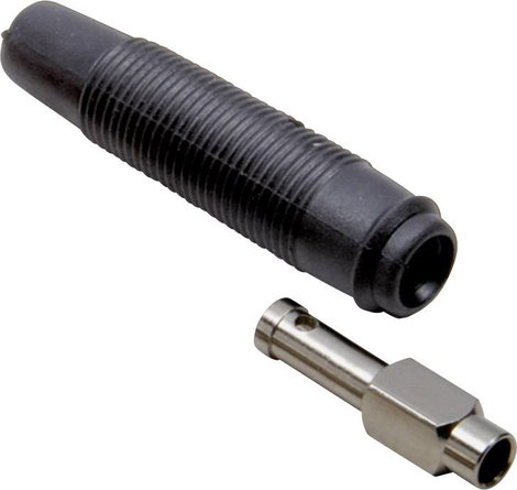 Labor csatlakozóaljzat, egyenes 4 mm, fekete BKL Electronic 072214