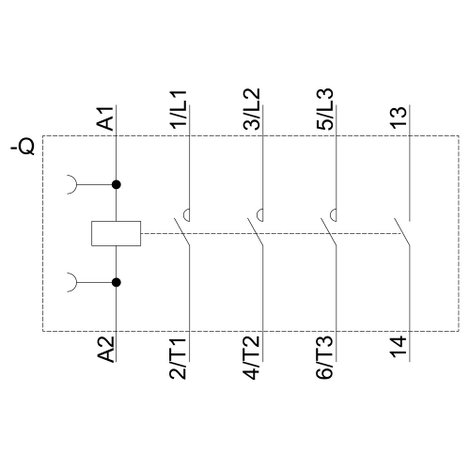 Siemens 3RT2018-1AP01 Védő 3 záró 7.5 kW 230 V/AC 16 A Segédérintkezővel 1 db 2. kép