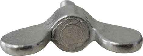 Toolcraft szárnyas csavar, horganyzott acél, DIN 316, M4, 10 db