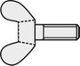 Toolcraft szárnyas csavar, horganyzott acél, DIN 316, M5, 10 db bélyegkép