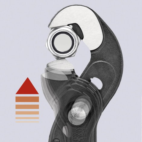 Fogókulcs KNIPEX 87 41 250 kulcsnyílás 10 - 32 mm 4. kép