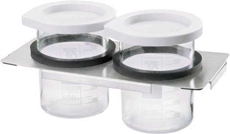 Fedél 3 l, 2 x 600 ml-es üveggel, Emag ultrahangos tisztítóhoz, Emag EM-30DG