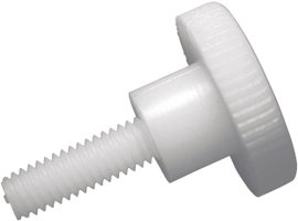 Toolocraft kézi szorítású poliamid csavar, M5 x 10 mm, DIN 465, 10 db 830396