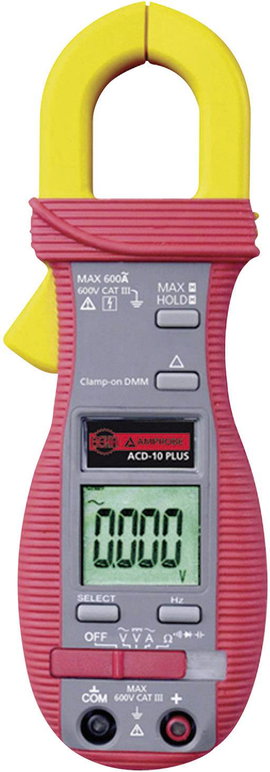 Digitális lakatfogó és multiméter CAT III 600 V kijelző digitek: 4000, Beha Amprobe ACD-10 PLUS