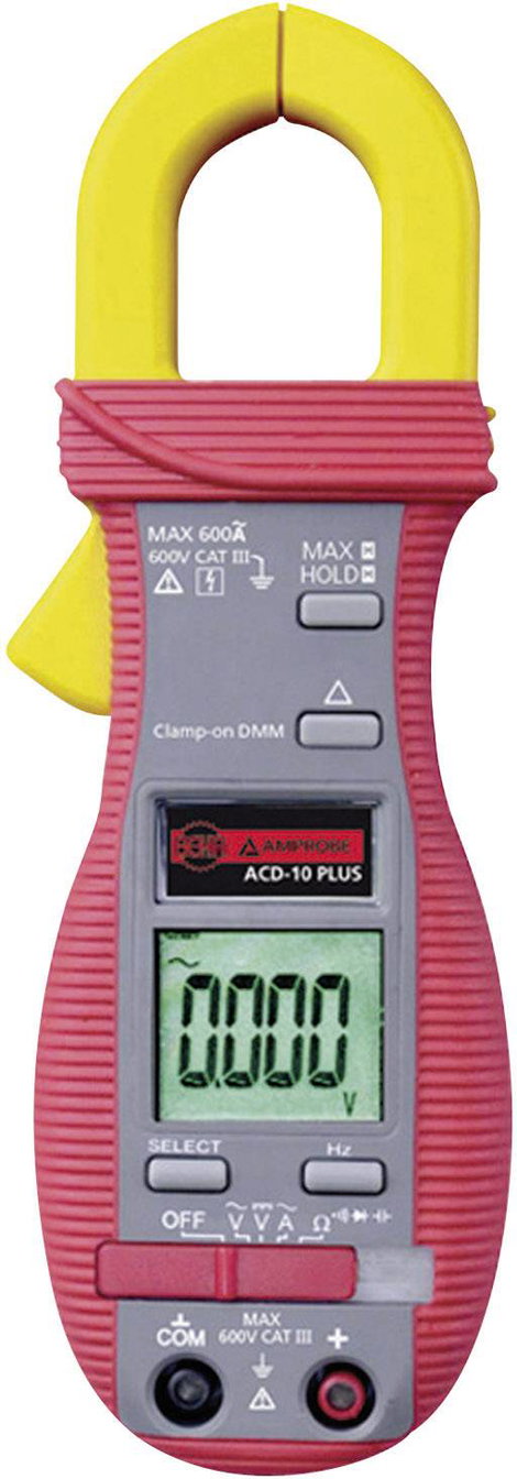 Digitális lakatfogó és multiméter CAT III 600 V kijelző digitek: 4000, Beha Amprobe ACD-10 PLUS