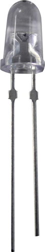 Szuperfényes zöld LED, Nichia 30° 5mm 10000mcd, NSPG510AS bélyegkép