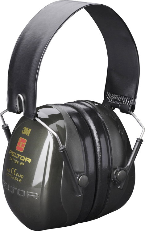 Fejpántos hallásvédő fültok, zajcsillapító fülvédő, PELTOR™ OPTIME II H520A-407-GQ 2. kép