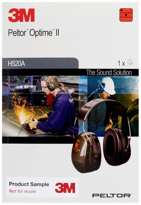 Zárt fejpántos hallásvédő fültok, zajcsillapító fülvédő, PELTOR OPTIME III H540A-411-SV 4. kép