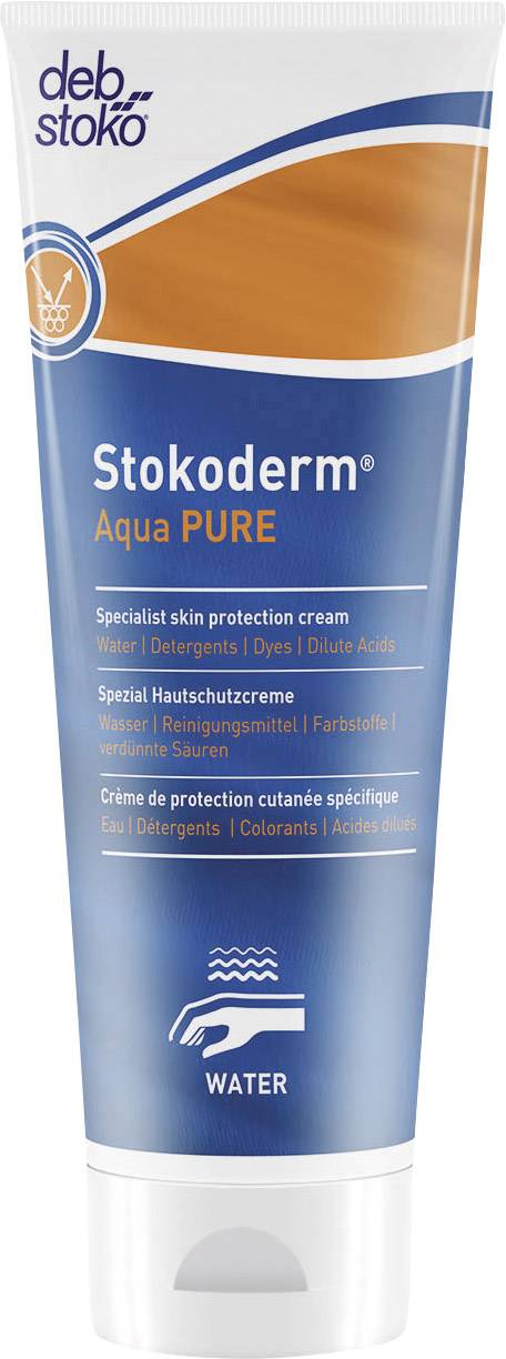Bőrvédő, bőrápló kézkrém 100ml Stoko 24661 Stokoderm® aqua sensitive soft cream