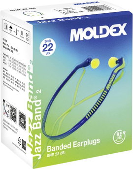 Hallásvédő füldugó, fejpántos, kengyeles kivitelű 23dB Moldex Jazz-Band® 2 6700 02