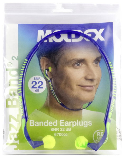 Hallásvédő füldugó, fejpántos, kengyeles kivitelű 23dB Moldex Jazz-Band® 2 6700 02 2. kép