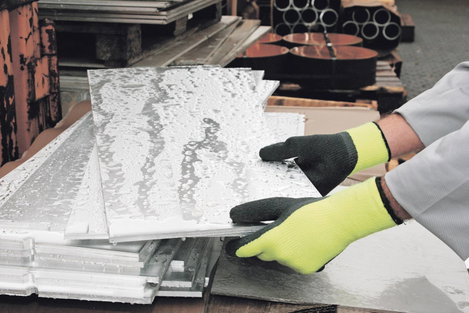 Hideg elleni védőkesztyű, latex, pamut védőkesztyű 9-es méretű KCL 692 09 StoneGrip 2. kép