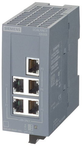 Ipari Ethernet switch, Siemens SCALANCE XB005 6GK50050BA001AB2