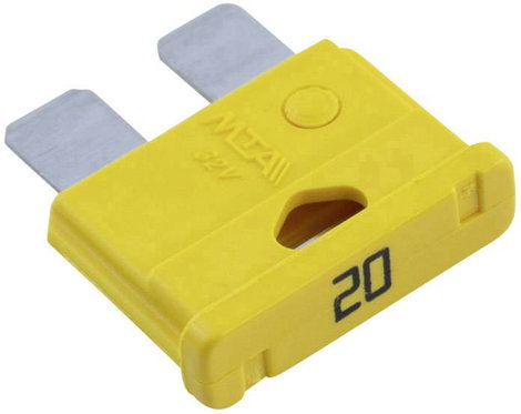 Lapos biztosíték 20A MTA