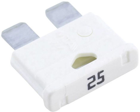Lapos biztosíték 25A MTA