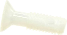 Toolcraft süllyesztett fejű, egyenes hornyú műanyag csavar, M3 x 10 mm, DIN 965, 10 db 839966