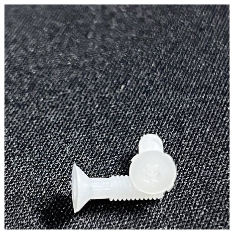 Toolcraft süllyesztett fejű, egyenes hornyú műanyag csavar, M3 x 10 mm, DIN 965, 10 db 839966 2. kép