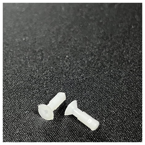 Toolcraft süllyesztett fejű, egyenes hornyú műanyag csavar, M3 x 10 mm, DIN 965, 10 db 839966 3. kép