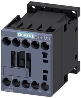 Siemens 3RT2017-1BB41 Védő 3 záró 5.5 kW 24 V/DC 12 A Segédérintkezővel 1 db